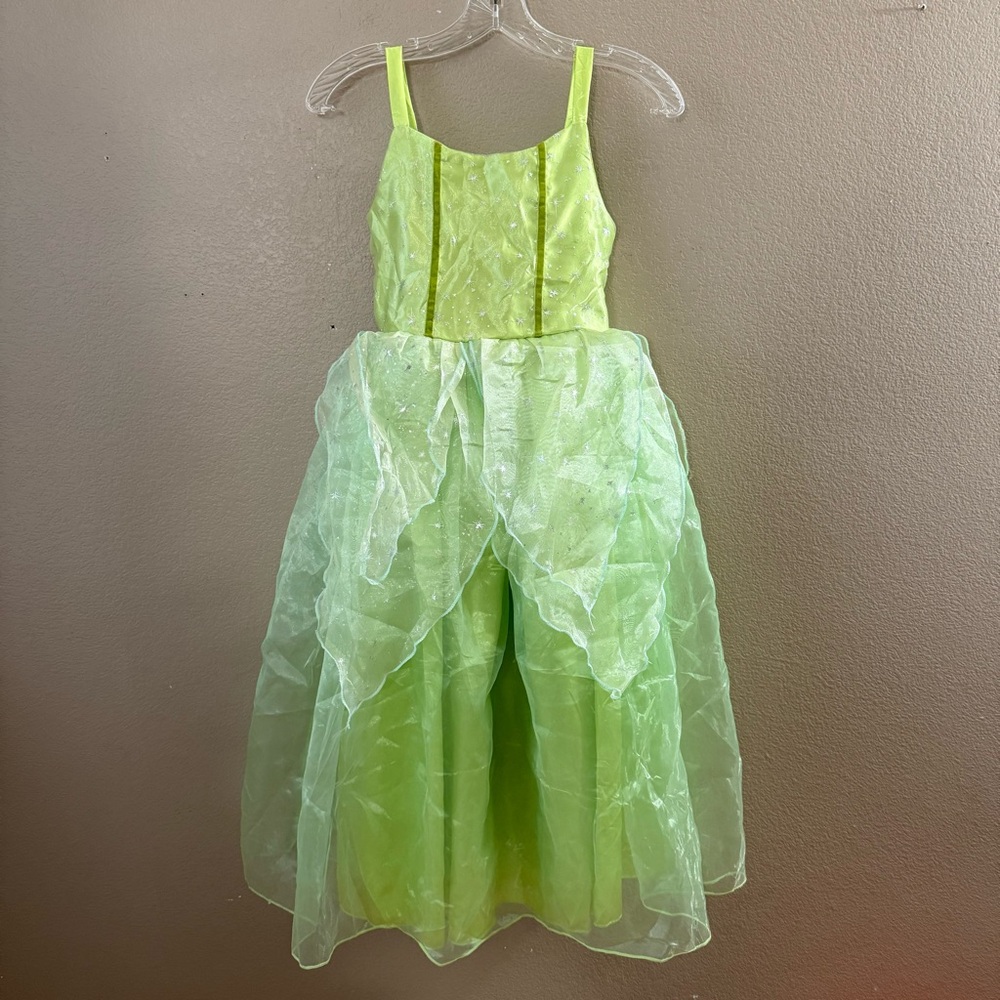 Kids Green Fairy Tinkerbell Costume